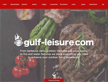 Tablet Screenshot of gulf-leisure.com